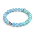 thumbnail image 1 of Cerulean | .925 Sterling Silver | Firefly Glass Bracelet, 1 of 16