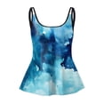 thumbnail image 5 of idosla Tankini Tops for Women Loose Fit Modest Bathing Suits Flowy Swim Top No Bottom (Sky Blue, XXL), 5 of 5