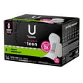 thumbnail image 5 of U by Kotex Ultra Thin Teen Pads with Wings, Extra Absorbency, Unscented, 14 Count, 5 of 9