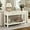 Cream White, variant on Console Table with Drawer, 43.9" Entryway Table with Storage, Sofa Table Behind The Couch with Fluted Drawers and Open Shelf for Entrance Hallway Living Room, Cream White