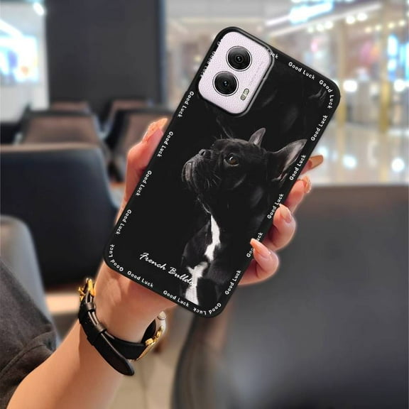 LYM-Phone Case For MOTO G Power 5G 2024, Full wrap Fashion Design TPU Anti-dust Graffiti Soft case Anti-knock Phone Pouch Silicone Protective Cartoon Waterproof Cute Dirt-resistant