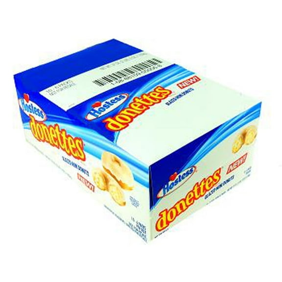 Hostess, Donettes Mini Glazed Donut, Count 10 (3.7 oz) - Cakes & Muffins / Grab Varieties & Flavors