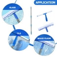 thumbnail image 2 of SWETRACE Shower Window Squeegee 1 Set Fiber Stainless Steel Abs 142X55Inch, 2 of 8