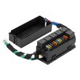 thumbnail image 4 of jinwen 12V Fuse and Relay Box 6 Slot Relay Panel 11 Slots Atc/ Fuse Fuse Boxes B, 4 of 9
