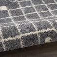thumbnail image 6 of Nourison Royal Moroccan Bohemian Charcoal/Ivory 4' x 6' Area Rug, (4x6), 6 of 7