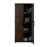 Sauder HomePlus Storage Cabinet, Lintel Oak Finish - Walmart.com