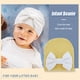 thumbnail image 2 of Sonducket Gorros de bebé, gorro con nudo de lazo, bonitos gorros para bebés, regalos de cumpleaños, accesorios cómodos para niños pequeños, mano de Sombreros nudo blanco amarillo Sonducket AP009361-21B, 2 of 5