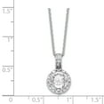 thumbnail image 2 of Cheryl Collier en Argent Sterling Rhodié 100 Facets CZ 18 Po (Poids : 3,83 Grammes, Longueur : 18 Pouces), 2 of 2