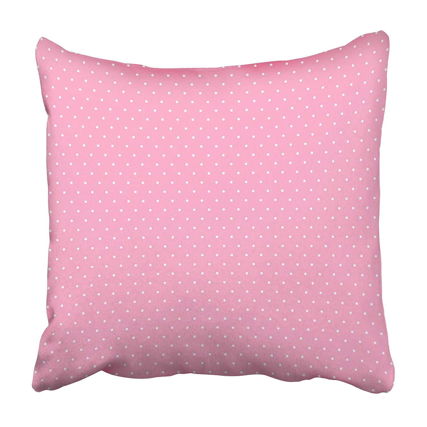pink polka dot pillowcase