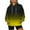 Yellow 1, variant on EQWLJWE Gradient Sweatshirt for Women Tie Dye Print Hoodie Long Sleeve Drawstring Pullover Tops Loose Casual Sweatshirt for Women Plus Size Oversized Sweatshirts For Women Halloween