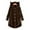 Brown, variant on AOOCHASLIY 2023 Women Winter Coat Fashion Women's Button V-Neck Pullover Tops Long Sleeve Hooded Blouse Ciat