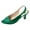 Green, variant on Pointed Toe High Heel Sandals for Women, Slingback Open Toe Design, Casual Stylish Footwear for Spring and Summer, Versatile for Events Black,36