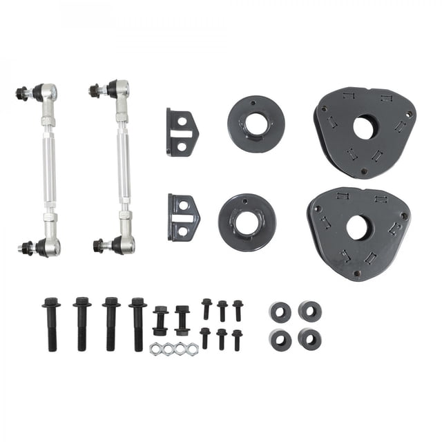 Fits 2021-2023 Ford Bronco Sport Bell Tech Lift Kit Suspension 152650BK 1-1/2 Inch Front Lift; 1-1/2 Inch Rear Lift; Black/Silver Components