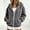A120 Dark Gray, variant on Xdegoge Women's Fuzzy Fleece Zip Up Hoodie Oversized Sherpa Jacket Warm Fluffy Sweatshirt with Pockets Casual Outerwear
