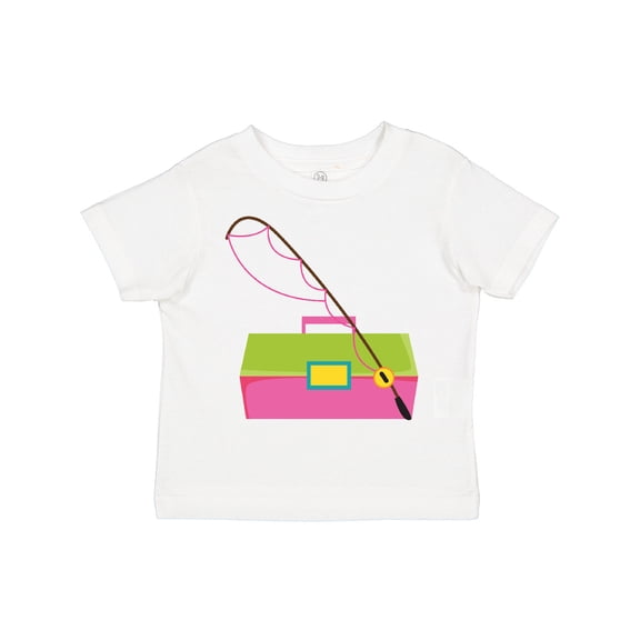 Inktastic Fishing Tackle Girls Girls Toddler T-Shirt