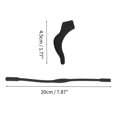 thumbnail image 4 of Unique Bargains 1 Set Eyeglass Temple Tips Ear Hook Lanyard Pattern Anti-slip Ear Hooks Black, 4 of 5