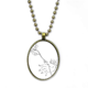 thumbnail image 1 of El budismo Lotus mano simple ilustración patron Collar Colgante de cadena vintage Colección de joyas colgantes Unbranded M, 1 of 3
