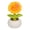 B, variant on 1-Pc Cute Sunflower Desk Accessories Mini Resin Statue, Faux Flower Figurine for Farmhouse Tiered Tray Kitchen Bedroom Decor, Style A