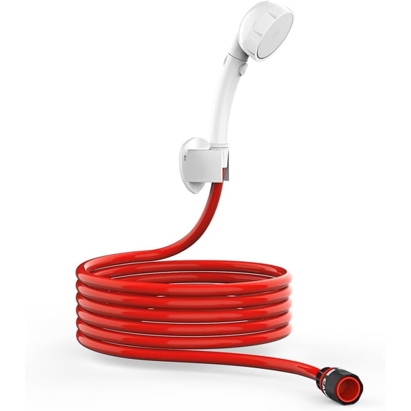 CAMPLUX Hand Held Showerhead with 11.48 FT Hose, Portable Spray Shower Head, High Pressure Shower Head with ON/Off Switch