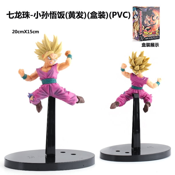 Dragon Ball Super Saiyan Goku Gohan Goten Vegeta Trunks figura de anime modelo adornos