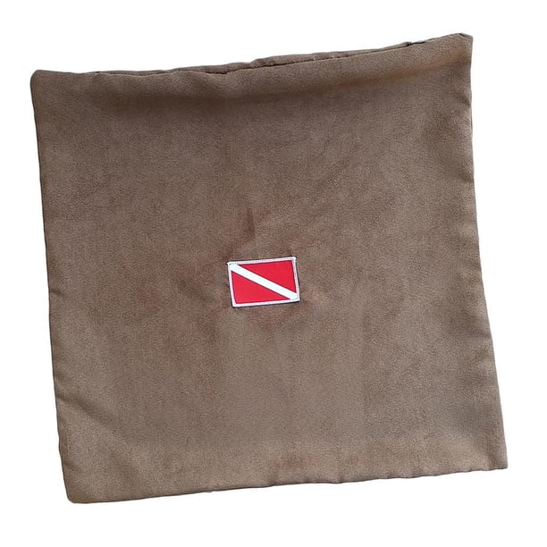 Funda De Almohada Decorativa Para Funda De ín Con De Buceo 17 Pulgadas *17 Pulgadas, 43 Sharpla Funda de almohada con bandera de buceo