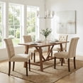thumbnail image 6 of TLSUNNY Modern Dining Chairs Set of 4, Button Tufted Parsons Upholstered Armless Side Chairs, for Home Dining & Living Area, 6 of 10