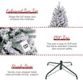 thumbnail image 4 of Árbol de Navidad CRSTAFU artificial flocado de 1,4 m con 450 puntas de rama, 4 of 7