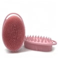 thumbnail image 6 of 2Pcs 5.2x1.6 Inch Silicone Body Scrubber, Gentle Exfoliating Shower Bath Scrubber, Silicone Body Brush, Exfoliating Body Scrubber, Silicone Body Scrubber Loofah, Silicone Bath Brush, 6 of 9
