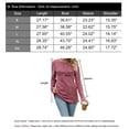 thumbnail image 5 of Women Top Tunic Sweater 2XL Pullover Ribbed Knit Comfort Lady Long Sleeve Autumn Daily Loungewear Relaxed Fit Stripe Cogild, 5 of 5