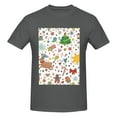 thumbnail image 4 of Bingfone Winter Christmas And New Year Deer Men'S Loose Fit Short-Sleeve Pocket T-Shirt, 4 of 7