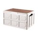 thumbnail image 2 of Cateissary Caja plegable para guardar juguetes al aire libre, caja de plástico resistente con marco, caja de almacenamiento pequeña para Almacenamiento y organización del hogar Tamaño grande sin h, 2 of 6
