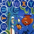 thumbnail image 6 of Underwater Readers 5'4" x 7'8" area rug in color Multi, 6 of 6