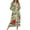 Khaki, variant on FAWUUDO Nightgown House Dress Zip up Robes for Women Long Lounge Dress House Coat Women