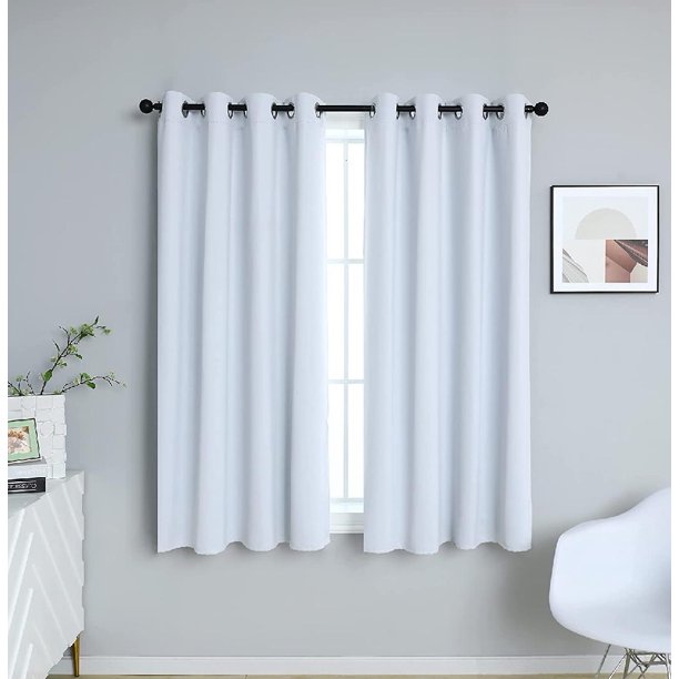 Bedroom Curtains for Thermal Insulation Cold Protection,Grommets Living