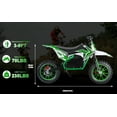 thumbnail image 3 of Mohsoe 36V 350W Youth Electric Dirt Bike, Upgraded Motor & E-Brake, 3-Speed Gears for Off-Road, Green, 3 of 8