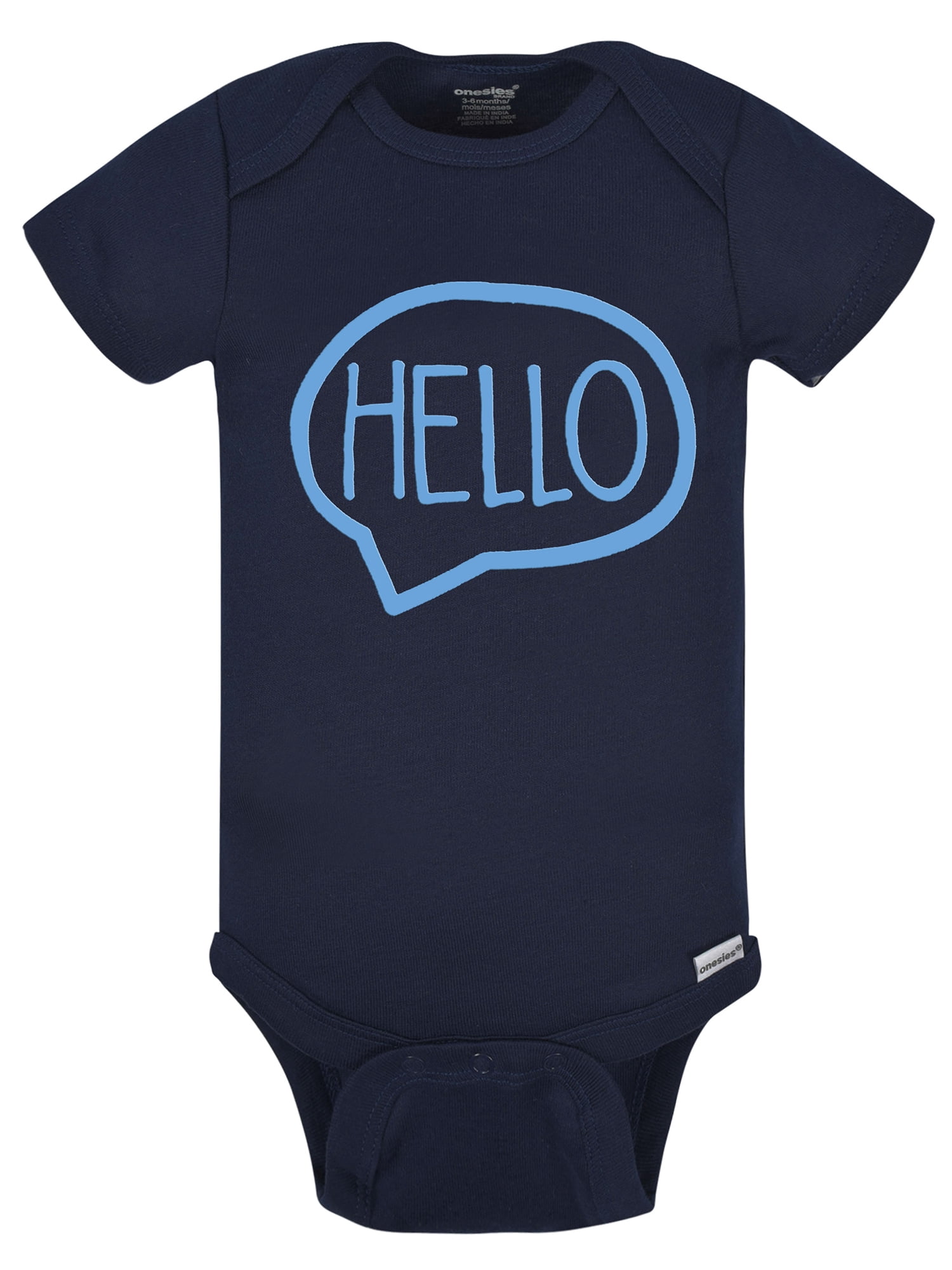 Onesies Brand Baby Neutral Short Sleeve Bodysuits, 2-Pack, Newborn - 6/9 Months