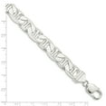 thumbnail image 2 of Sterling Silver 11.5mm Anchor White Chain Bracelet Size 8, 2 of 6