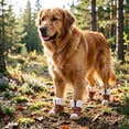 thumbnail image 6 of Dog Winter Booties Small Dog Paw Protective Shoes Antiâ Pet Winter Boots With Fuzzy Lining Adjustable Strap Zipper Closure For Cold Weather Outdoor Walking, 6 of 9