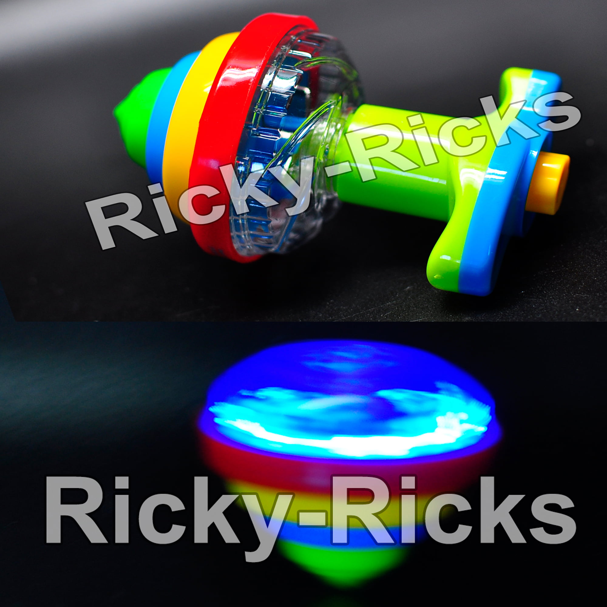 spinning top with lights