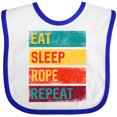 thumbnail image 3 of Inktastic Team Roping Eat Sleep Rope Repeat Boys or Girls Baby Bib, 3 of 4