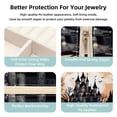 thumbnail image 3 of Halloween Castle Travel Portable Square Jewelry Box for Rings Earrings Necklaces Bracelets Girls Women Display Case Holder Organizer Stand Storage Box, 3 of 6