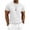 White, variant on TEAJOPSUU Men's V-Neck Short Sleeve T-Shirt Slim Fit Solid Color Soft Breathable Casual Stylish Top Olive Green