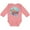 Mauve, variant on Inktastic Vero Beach, Florida Swimming Sea Turtle with Bubbles Boys or Girls Long Sleeve Baby Bodysuit
