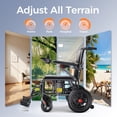 thumbnail image 4 of Edcsi Electric Wheelchair Lightweight Folding Wheelchair for Adults Seniors Black, 12 Miles Range, 4 of 5