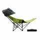 thumbnail image 2 of Silla reclinable de camping, silla reclinable portátil, silla de playa para camping, jardín y picnics. verde, 2 of 8