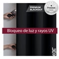 thumbnail image 4 of Cortinas Black Out Decoracion Textil Hogar Adornos 270x210cm negro, 4 of 8