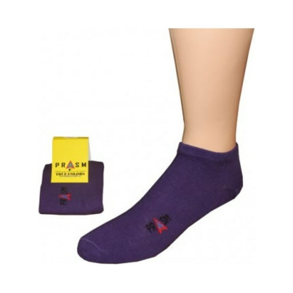 PRASM (Premium Egyptian Cotton) MENS Low-Cut Ankle Socks - 1 PAIR-Purple