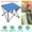 1Pc_Blue, variant on Foldable Camping Table, Portable Picnic Table Lightweight Travel Desk with 2 Cup Holders & Carrying Bag, Easy to Carry, Perfect for Outdoor Camping, Picnic, BBQ, Beach, Travel, Hiking, Home Use (1Pc)