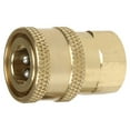 thumbnail image 3 of EeaseMX Juego de acoples rápidos de latón macizo, conectores de alta presión de 1/4", conectores hembra/macho, herramientas para lavado de autos (dorado), 3 of 8