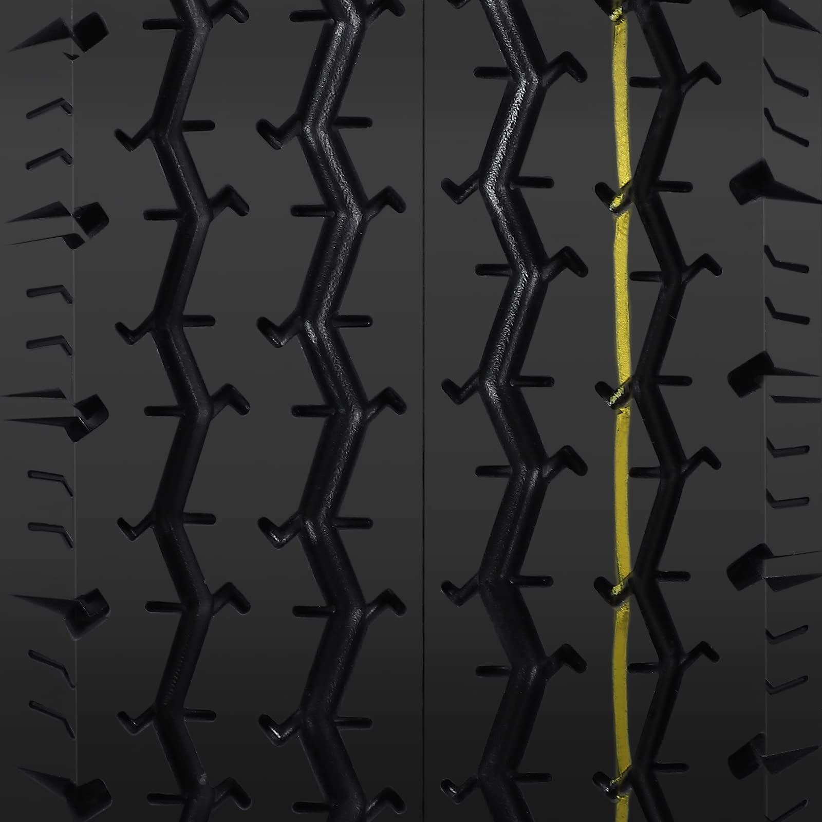 Garvee Set of 2 4.80-12 4.80x12 480-12 4.80-12 Trailer Tires with 12" Rims, 5 Lug on 4.5", Load Range C 6PR